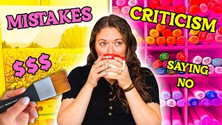 Mistakes I've made as an Artist... *plus make 6 paintings with me*