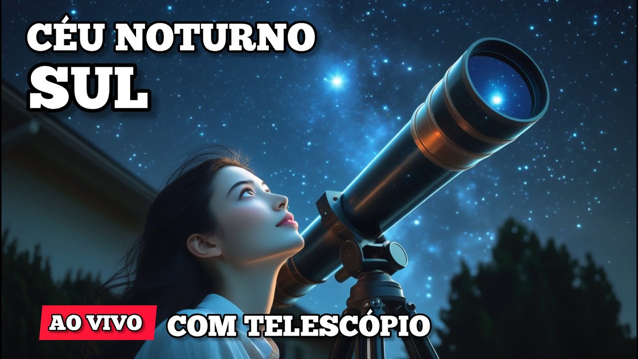 AO VIVO - Galáxias, Nebulosas e Estrelas com Telescópio