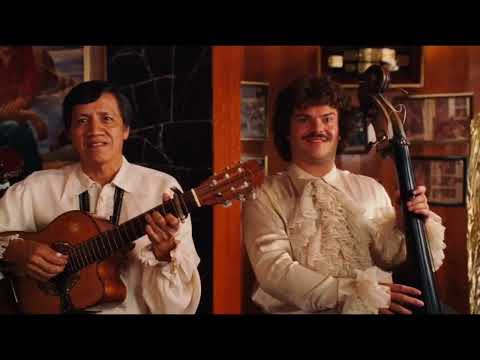 Nacho singing at the party