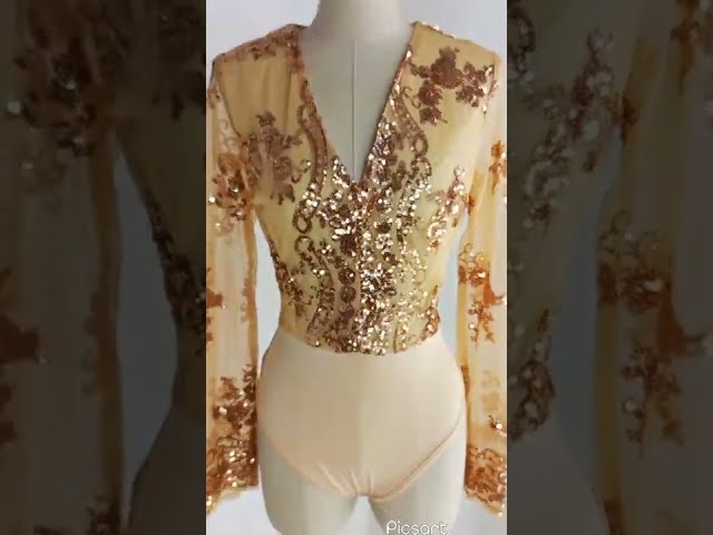 Vídeo relacionado con Kefiyis Body Mujer Body Manga Larga Mujer Cuello Redondo Bodies Elegante Elástica Bodysuit con Snap Para Casual Oficina Vestimenta y Estilo de Capas Nude S