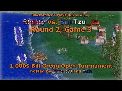 Bill Gregg Open Tournament, R2 - Shelty vs. SunTzu, Game 3 - Age of Mythology: The Titans