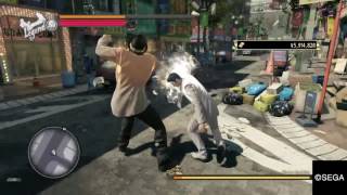 Yakuza 0 - Dragon of Dojima Suit and Fighting Style Combination looks Awesome!