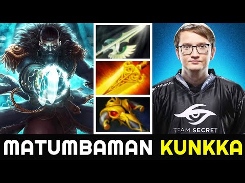 MATUMBAMAN Mid Kunkka - Unkillable Raid Boss Radiance Build 7.25 Dota 2