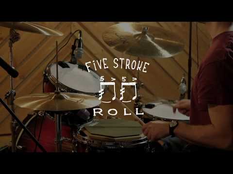Five Stroke Roll On The Drum Set