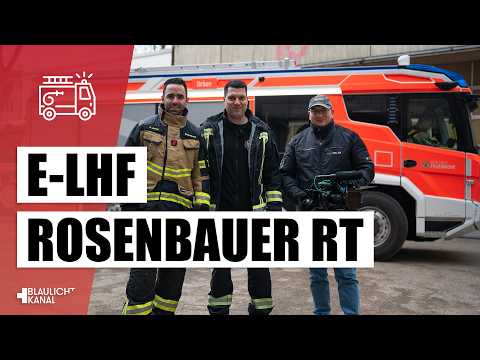 The new electric fire engine of the Berlin Fire Department in detail 🚒⚡