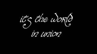 Hayley Westenra World In Union  lyrics