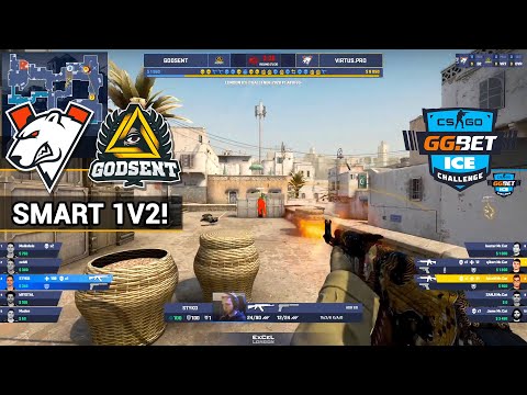 Styko clever AWP usage - Virtus.pro vs GODSENT | (CS:GO Highlights Pro) | ICE Challenge 2020