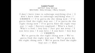 SABOTAGE - Super Duper Remix by  Amy Stroup (Audio Only)