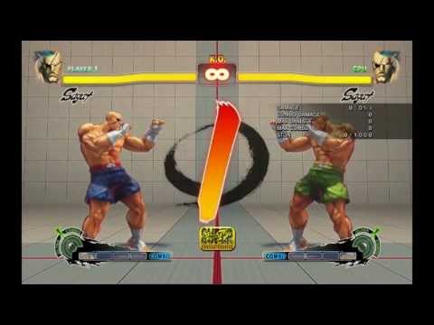 Sagat mirror match ultra glitch in the corner