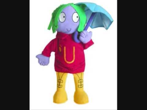 The Letter People Ms. U - Unusual Umbrella