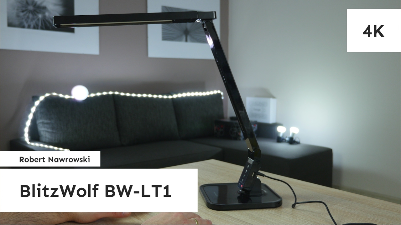 BlitzWolf® BW-LT1 Smart lampka na biurko | Robert Nawrowski