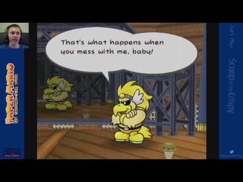 Paper Mario: Thousand-Year Door (GCN) - 37 - Rawk Hawk Battle - Mike's Let's Play