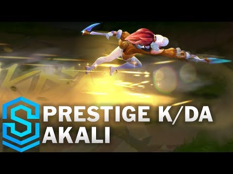 Prestige K/DA Akali Skin Spotlight - Pre-Release - League of Legends