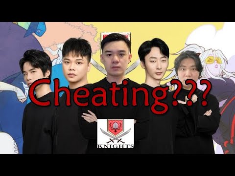 Team Knight of Dota 2, Accused of cheating. Cheating allegations might be true.  - Dota 2