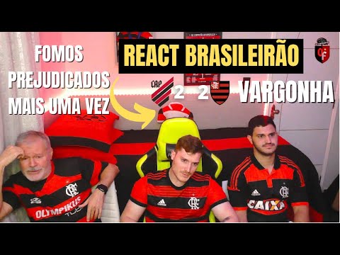 REACT Athletico Pr 2 x 2 Flamengo Brasileirão