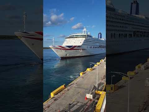 Thumbnail for P&O Aurora departs from Costa Maya. #shorts #cruiseships #p&oaurora