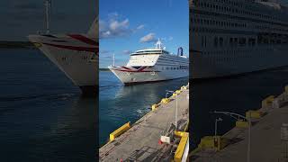 P&O Aurora departs from Costa Maya. #shorts #cruiseships #p&oaurora