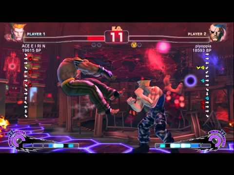 AFG [Sagat] vs ACE・EIRIN [Guile] SSF4 Japanese Online Ranked Matches - TRUE-HD