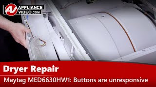 Maytag, Whirlpool & Roper Dryer - Main Console Assembly - Diagnostic & Repair