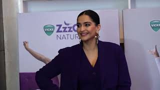 Sonam Kapoor Entry At Vicks Zzz Natura Launch