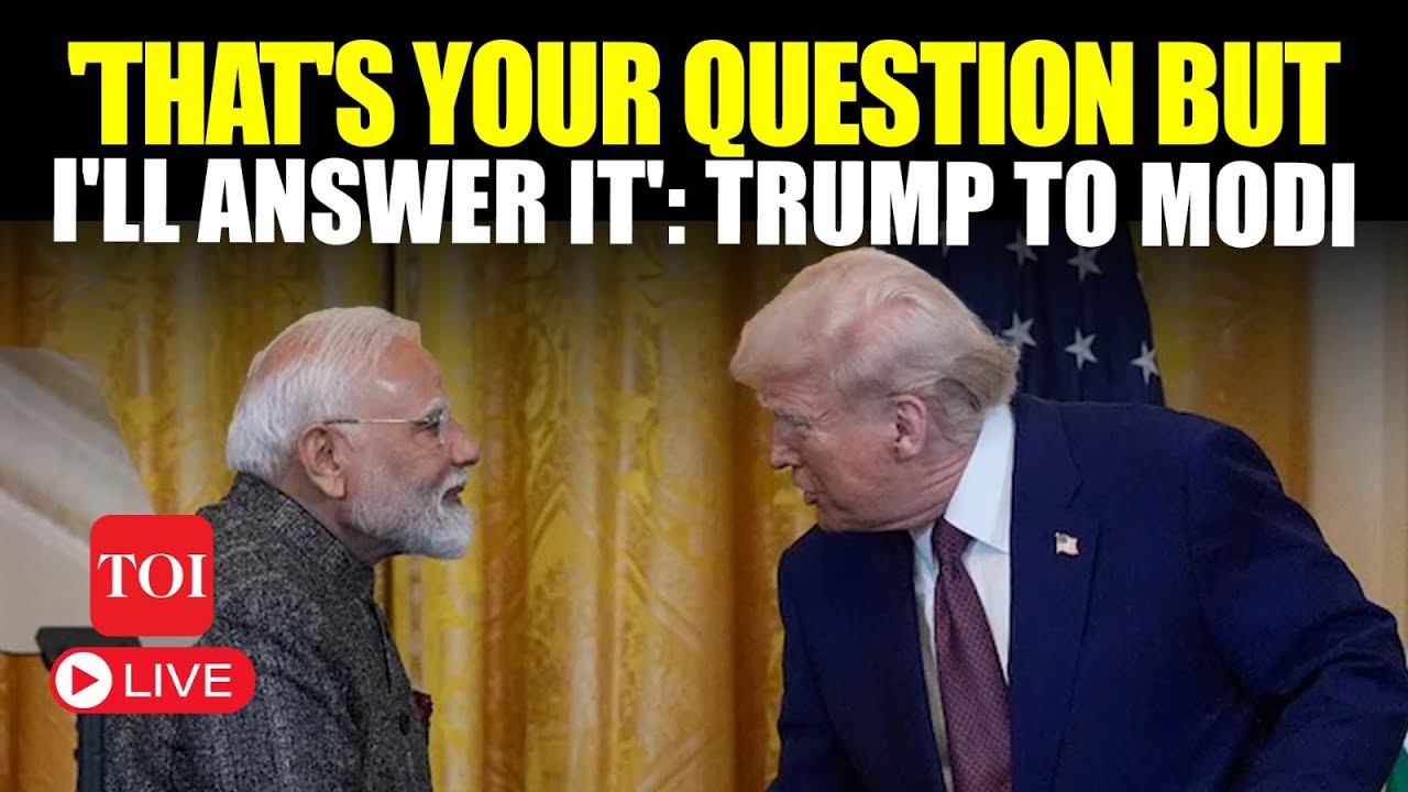 Trump-Tastic Laugh As U.S. President Cracks Reporters Up After Biden Question To Modi