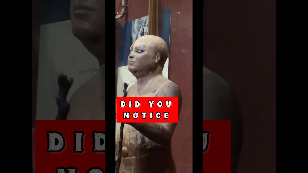 📸 The Statue That Watches You — A 4,500-Year-Old Mystery #ancientegypt #egyptianmuseum