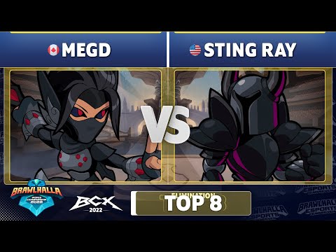 megd vs. STING RAY - Elimination Top 8 - Brawlhalla World Championship 2022