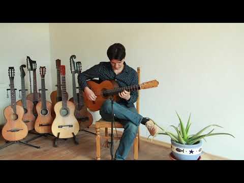 Salvador Ibanez flamenco guitar ~1900 - cool old world flameco sound - a special guitar + video! image 11