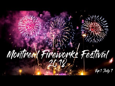International Fireworks Festival Montreal 2018, July 7