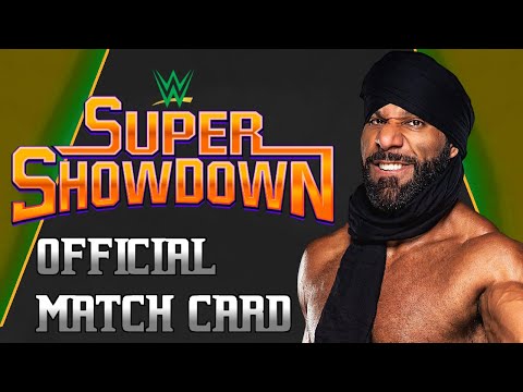 TEW 2020 Challenge Run - Super Showdown 2020 Official Match Card