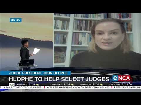 Judge President John Hlophe Hlophe to help select judges