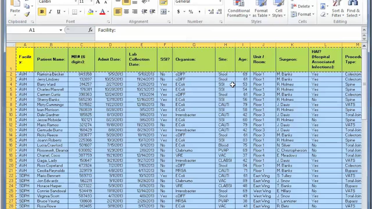 BBHS Case Study Section 7   Import Your Excel Spreadsheet into Minitab