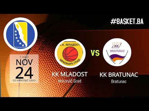 LIVE ◘ KK Mladost vs KK Bratunac ◘ 2018/2019 ◘ 7 kolo