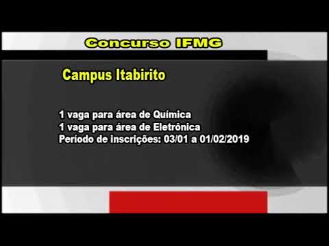 IFMG abre concurso com 22 vagas para professor