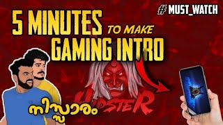 HOW TO MAKE INTRO WITHIN 5 MINUTES  #HipsterGaming