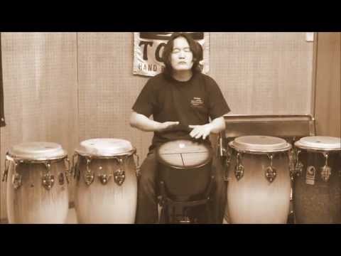 ♪　Toca Percussion Triple Conga Cajon by Hiroshi Chu Okubo ウッド・コンガ・カホン・ボンゴ？　デモby大久保宙