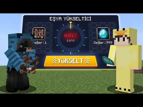 Minecraft Her Şey Serbest Ama EŞYALARIMIZI YÜKSELTEBİLİYORUZ!