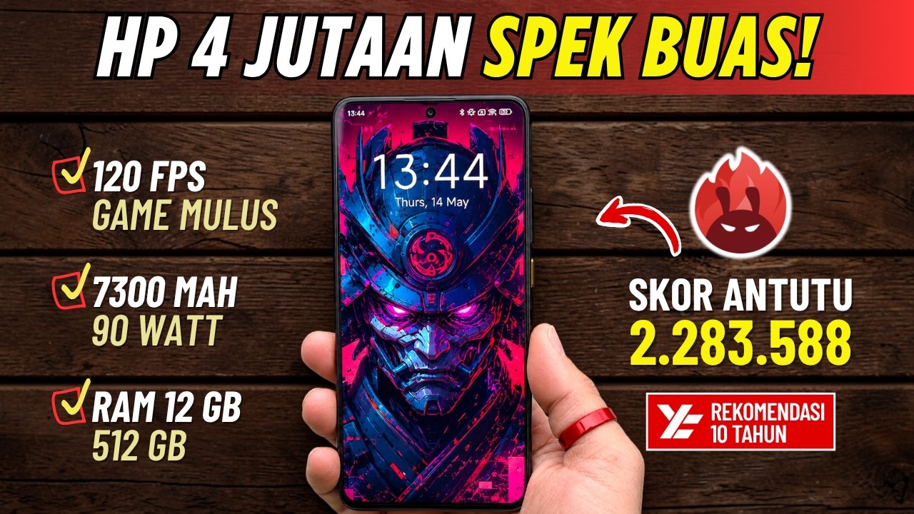 5 REKOMENDASI HP GAMING 4 JUTAAN TERBAIK MEI 2026