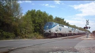 preview picture of video 'Amtrak Train Filmed By Three Different You Tubers'