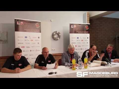 Otto Baskets Magdeburg gegen finke baskets Paderborn - Die Pressekonferenz - www.sportfotos-md.de