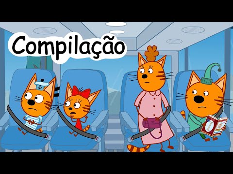 Kid-E-Cats em Portugues | Coleção dos episódios | Desenhos para crianças