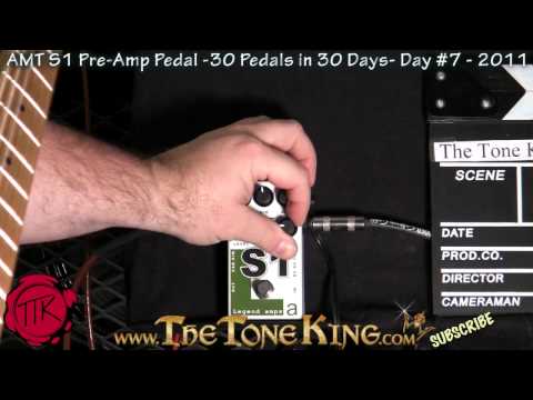 AMT Electronics S1 PreAmp (Soldano tone) 30 Pedals in 30 Days Day #7 NAMM 2011 '11
