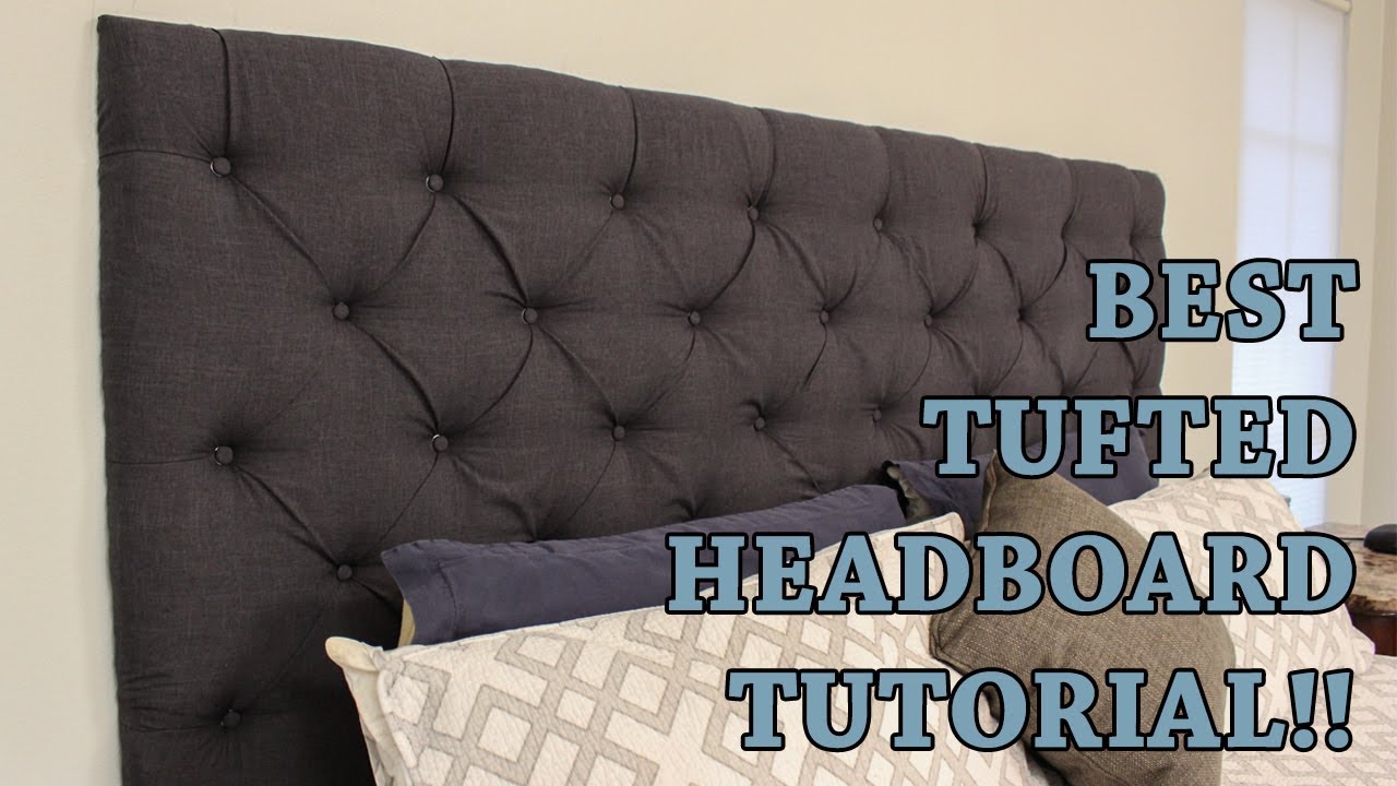 How to Make Your Own Tufted Headboard