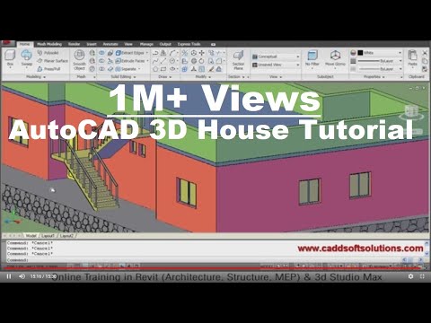AutoCAD 3D Door Tutorial AutoCAD 2010 Download 3D Door Block