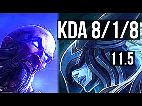 RYZE vs LISSANDRA (MID) | 8/1/8, Dominating, Rank 12 Ryze | KR Grandmaster | v11.5