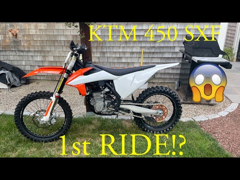 KTM 450 SXF First RIDE and Bike Pickup