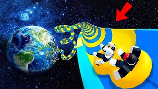 En Ekstrem Kaydırağa Çıkıyoruz ve Tepeden Aşağıya Kayıyoruz ! - Roblox