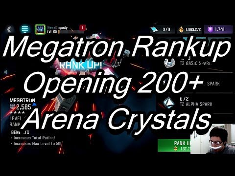 Megatron Rankup | Arena Crystal Opening - Transformers: Forged to Fight
