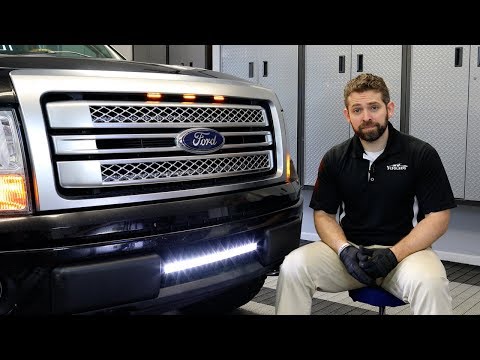 2009-14 F150 LOWER INTAKE LED BAR INSTALL 90W PALADIN F150LEDS
