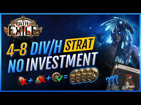 3.23 NO INVESTMENT Farming Strategy, 4-8 Divines/Hour + Apothecary | Path of Exile Atlas Guide